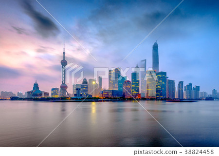 Shanghai, China from the Bund Shanghai, China from the Bund 38824458