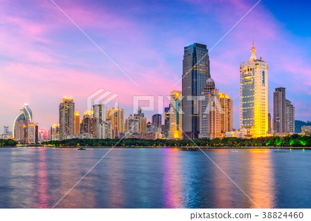 Xiamen, China Skyline 38824460