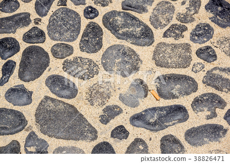 The abstract pattern of wall constructed with 38826471