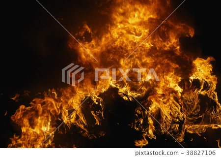 a huge bonfire 38827106