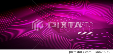 Straight neon lines 38829259