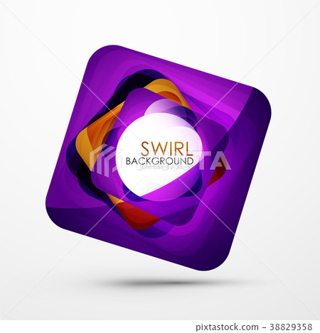 Square swirl abstract banner Square swirl abstract banner 38829358