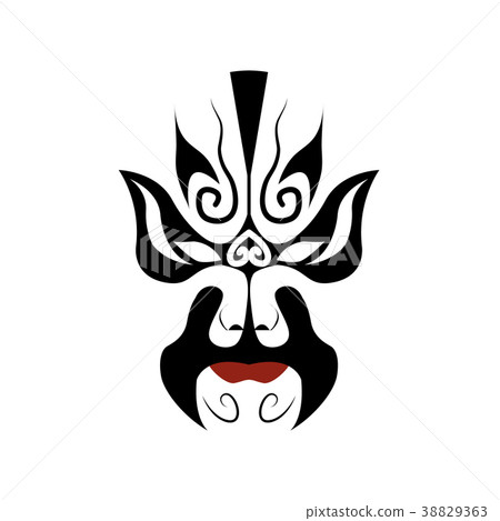 Beijing opera mask of ancient people Beijing opera mask of ancient people 38829363