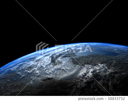 Earth CG Black BG 38833732