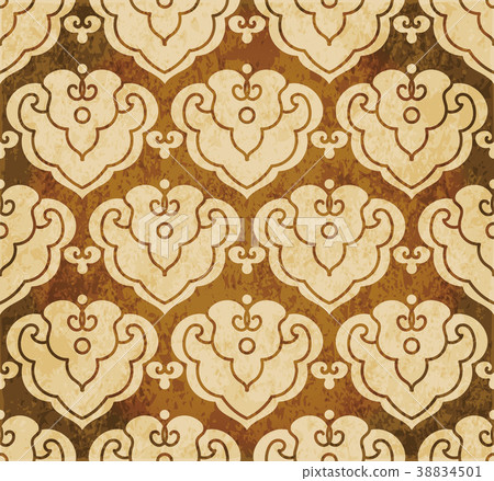 Retro brown texture grunge seamless background Retro brown texture grunge seamless background 38834501