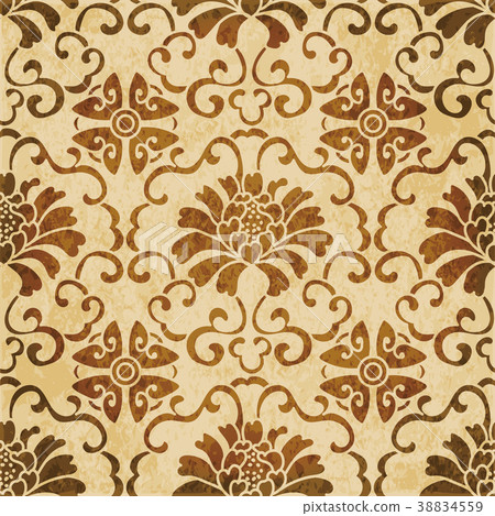 Retro brown texture grunge seamless background Retro brown texture grunge seamless background 38834559