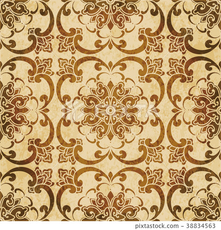 Retro brown texture grunge seamless background Retro brown texture grunge seamless background 38834563