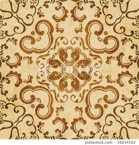Retro brown texture grunge seamless background 38834582