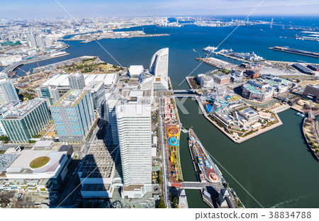 Yokohama Bay Area Minato Mirai whole view 38834788