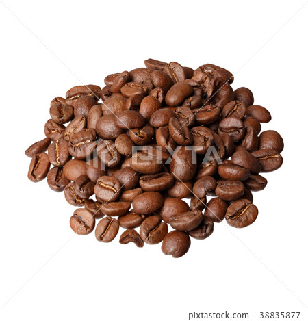 Salvador coffee gourmet coffee on white background Salvador coffee gourmet coffee on white background 38835877