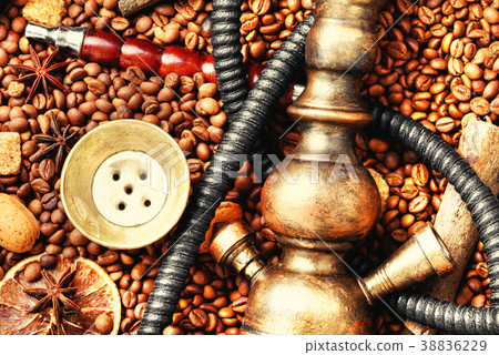 Asian tobacco hookah with coffee aroma Asian tobacco hookah with coffee aroma 38836229