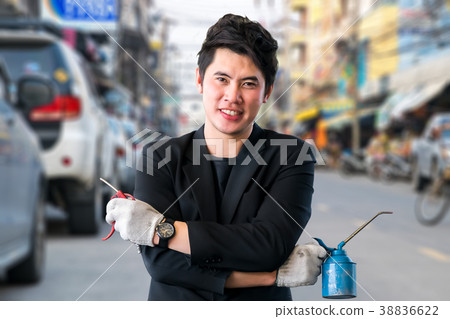 Asian men wearing suits 38836622