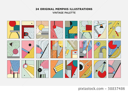 Universal vector seamless patterns set of simple 38837486