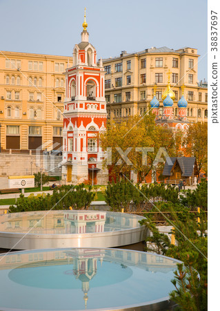 Belltower in Nature-Landscape Park, Moscow 38837697