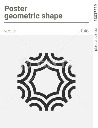 Poster minimal geometric vector shape  38837739