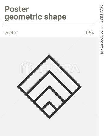 Poster minimal geometric vector shape  38837759