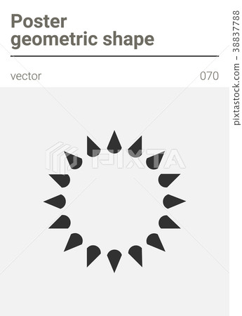 Poster minimal geometric vector shape  38837788