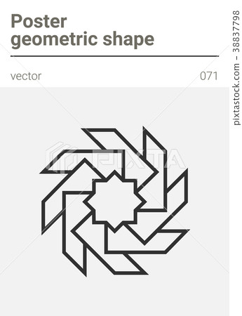 Poster minimal geometric vector shape Poster minimal geometric vector shape 38837798