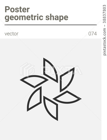 Poster minimal geometric vector shape  38837803