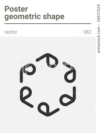 Poster minimal geometric vector shape  38837828
