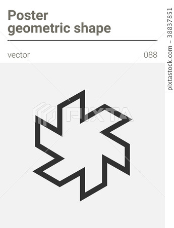 Poster minimal geometric vector shape Poster minimal geometric vector shape 38837851