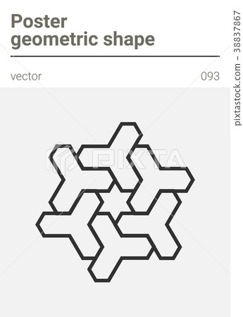 Poster minimal geometric vector shape  38837867