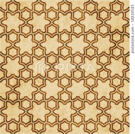 Retro brown Islam seamless geometry pattern Retro brown Islam seamless geometry pattern 38838585