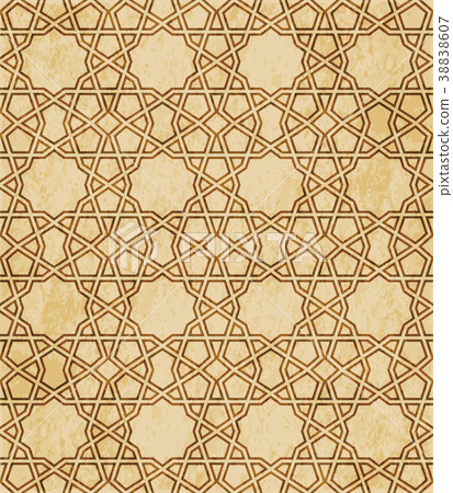 Retro brown Islam seamless geometry pattern Retro brown Islam seamless geometry pattern 38838607