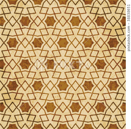 Retro brown Islam seamless geometry pattern Retro brown Islam seamless geometry pattern 38838651
