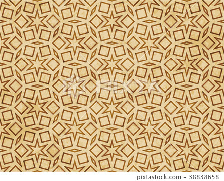 Retro brown Islam seamless geometry pattern Retro brown Islam seamless geometry pattern 38838658