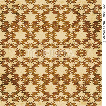 Retro brown Islam seamless geometry pattern Retro brown Islam seamless geometry pattern 38838665