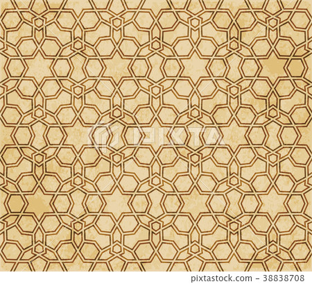 Retro brown Islam seamless geometry pattern Retro brown Islam seamless geometry pattern 38838708