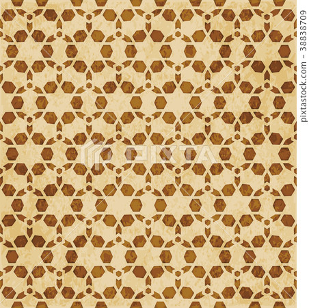 Retro brown Islam seamless geometry pattern Retro brown Islam seamless geometry pattern 38838709