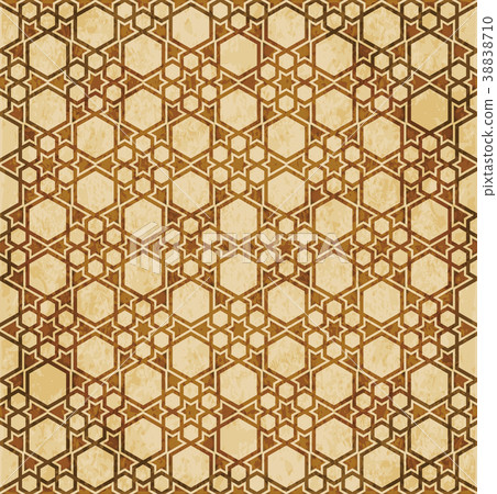 Retro brown Islam seamless geometry pattern Retro brown Islam seamless geometry pattern 38838710