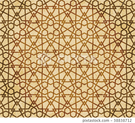 Retro brown Islam seamless geometry pattern Retro brown Islam seamless geometry pattern 38838712