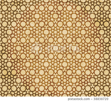 Retro brown Islam seamless geometry pattern Retro brown Islam seamless geometry pattern 38838720