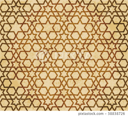 Retro brown Islam seamless geometry pattern Retro brown Islam seamless geometry pattern 38838726