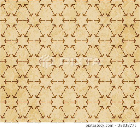 Retro brown Islam seamless geometry pattern 38838773
