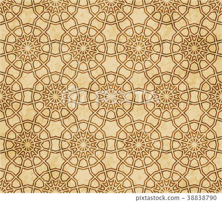 Retro brown Islam seamless geometry pattern Retro brown Islam seamless geometry pattern 38838790