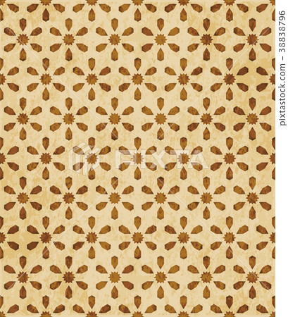 Retro brown Islam seamless geometry pattern Retro brown Islam seamless geometry pattern 38838796