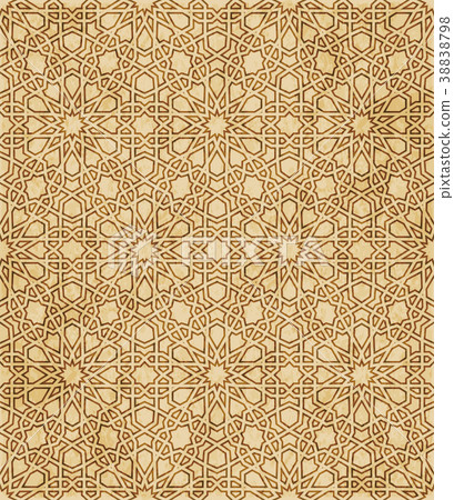 Retro brown Islam seamless geometry pattern Retro brown Islam seamless geometry pattern 38838798