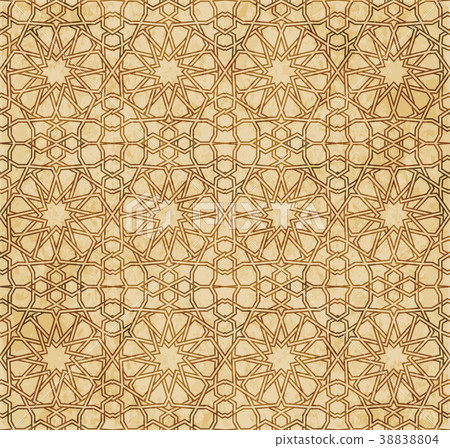 Retro brown Islam seamless geometry pattern Retro brown Islam seamless geometry pattern 38838804