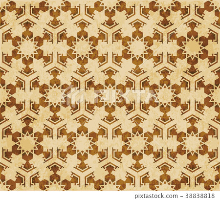 Retro brown Islam seamless geometry pattern Retro brown Islam seamless geometry pattern 38838818