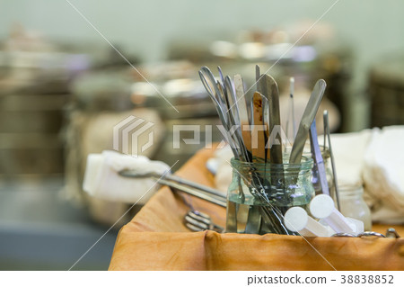 prepared tools before surgery 38838852