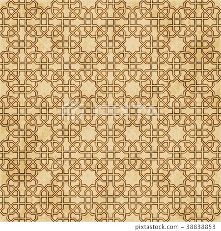 Retro brown Islam seamless geometry pattern Retro brown Islam seamless geometry pattern 38838853