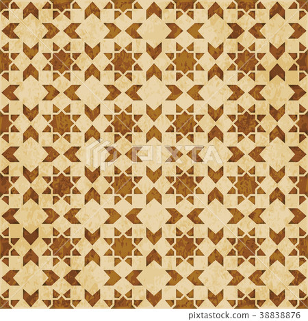 Retro brown Islam seamless geometry pattern Retro brown Islam seamless geometry pattern 38838876