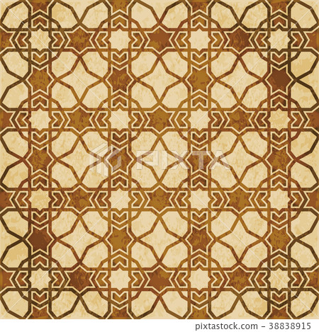 Retro brown Islam seamless geometry pattern Retro brown Islam seamless geometry pattern 38838915