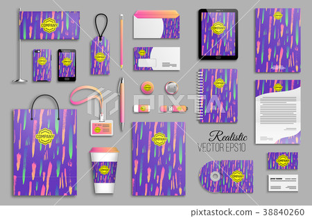 Corporate identity template set. 38840260