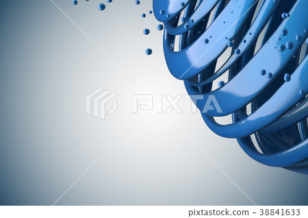 3D striped decorative balls. 38841633