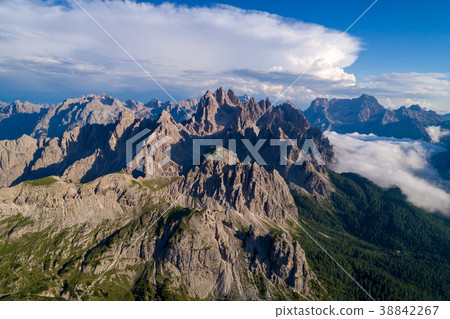 Nature Park Tre Cime In the Dolomites Alps. 38842267
